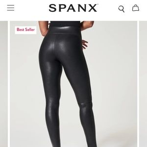 Spanx Faux Leather leggings - Petite